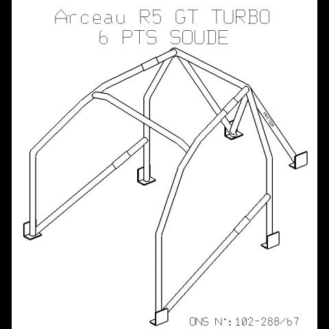 Arceau Renault R5 GT 6 Points